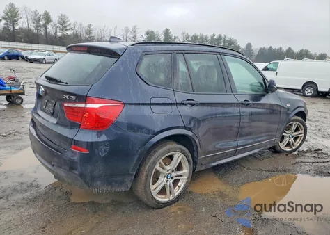 2011 BMW X3 xDrive35I из США, поврежденный, VIN 5UXWX7C57BL735404